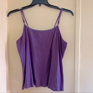 Purple tank top